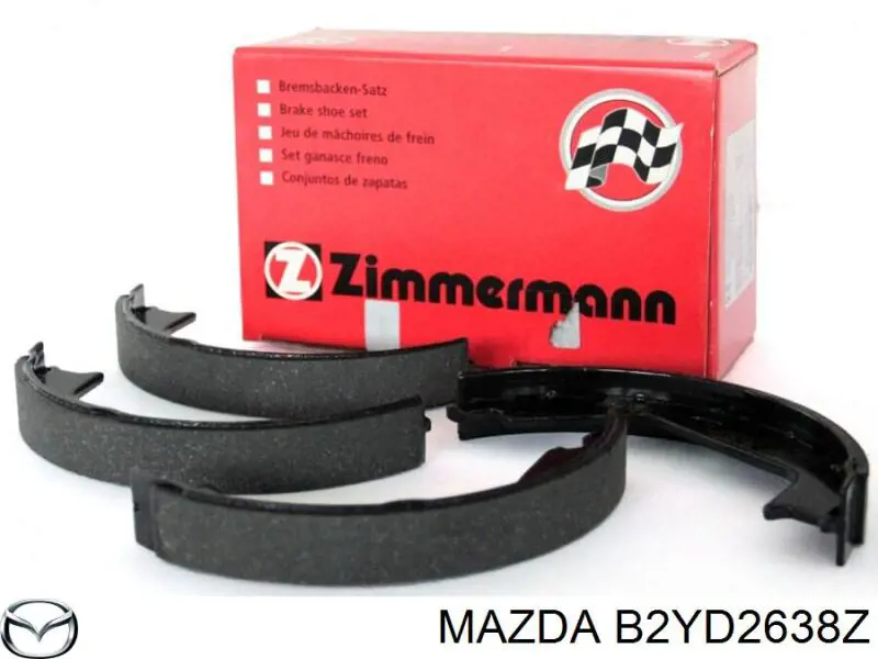 Барабанные колодки Mazda B2YD2638Z