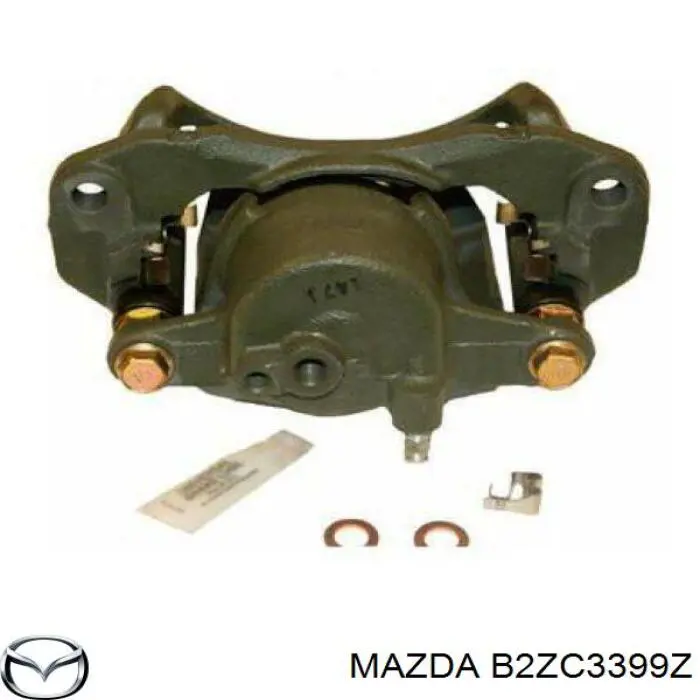 Суппорт тормозной передний левый B2ZC3399Z Mazda