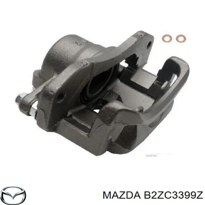 Купить B2ZC3399Z Mazda Суппорт тормозной передний левый
