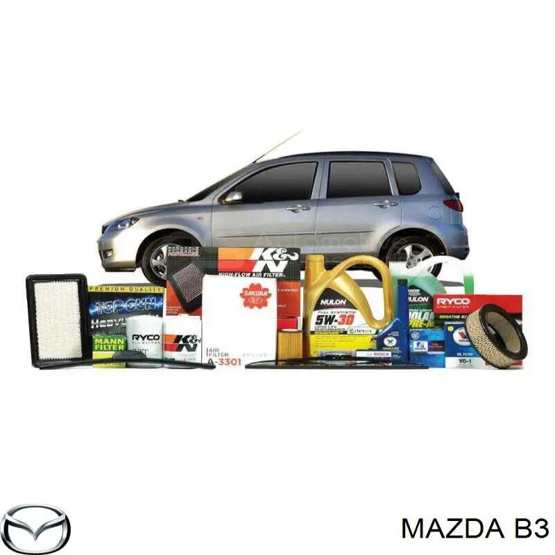 B3 Mazda motor montado