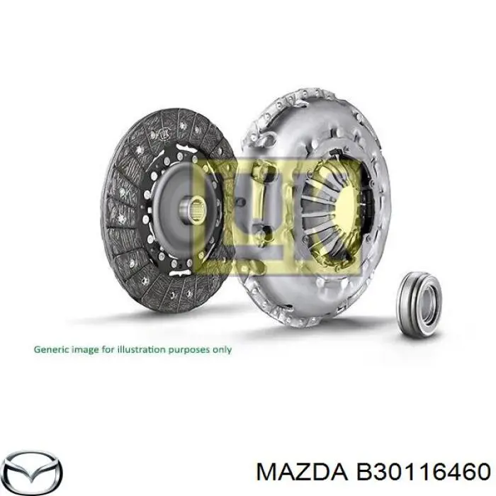 B30116460 Mazda Диск сцепления ведомый