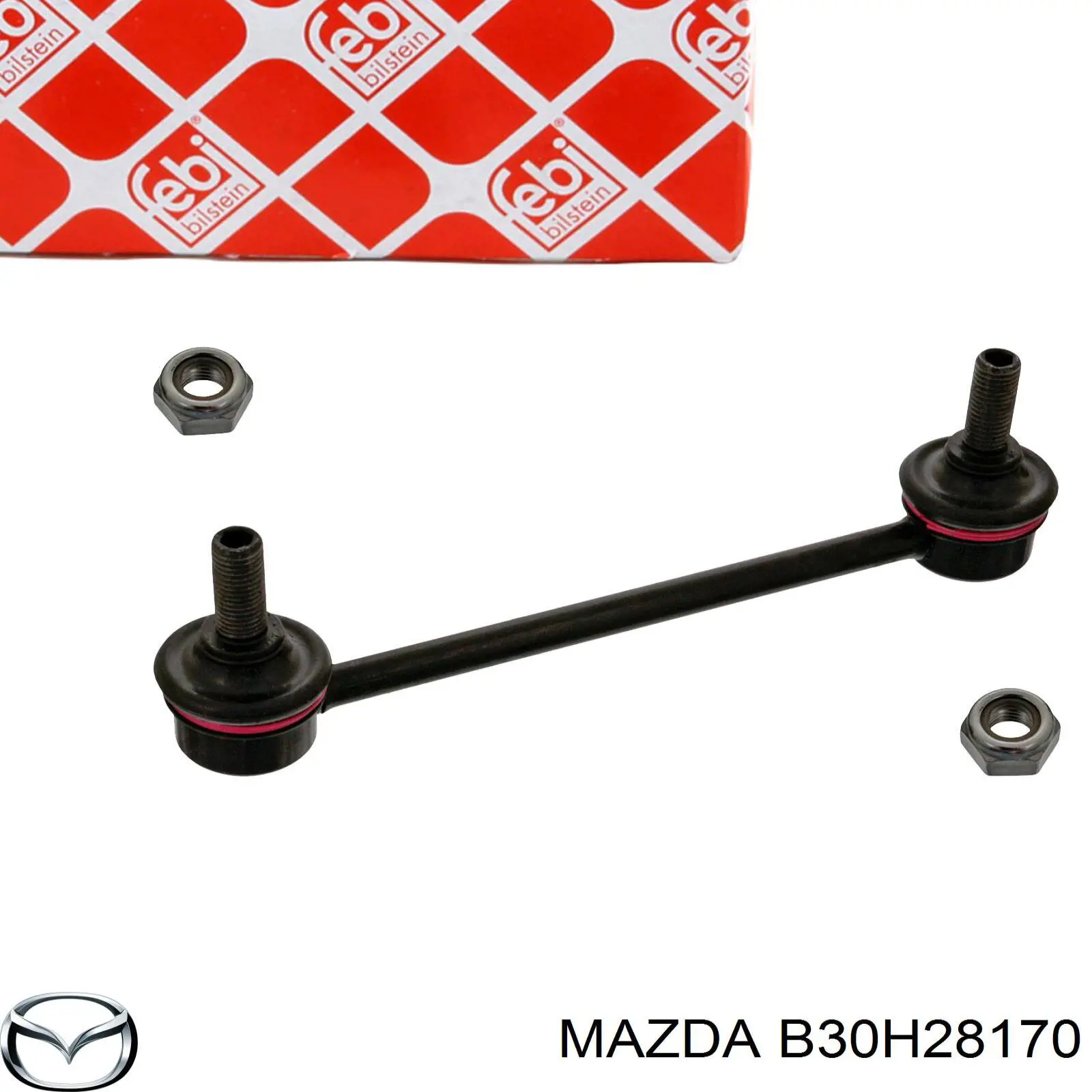 Стойка стабилизатора, заднего Mazda B30H28170