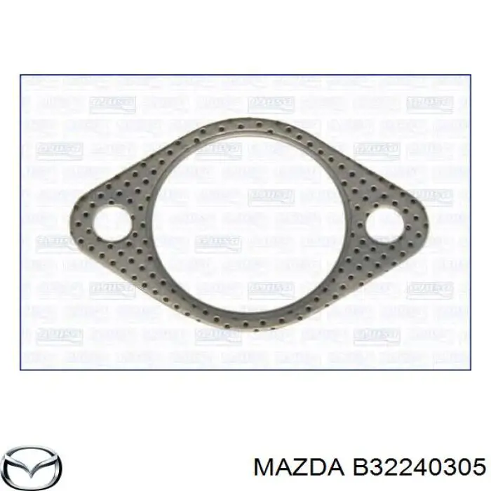 B32240305 Mazda прокладка приемной трубы глушителя