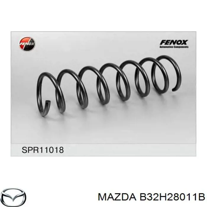 B32H28011B Mazda Пружина подвески задняя