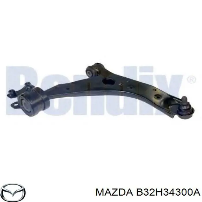 Правый рычаг передней нижней подвески Mazda B32H34300A цена, от 50.68 USD
