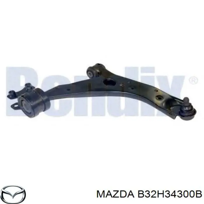 B32H34300B Mazda Рычаг передней подвески нижний, правый