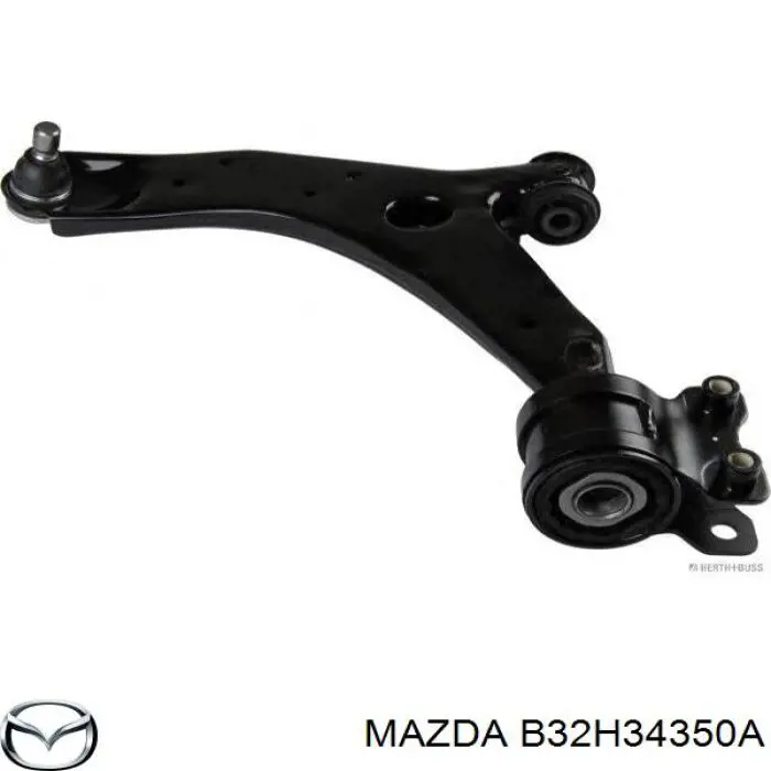 Левый рычаг передней нижней подвески Mazda B32H34350A цена, от 74.37 USD
