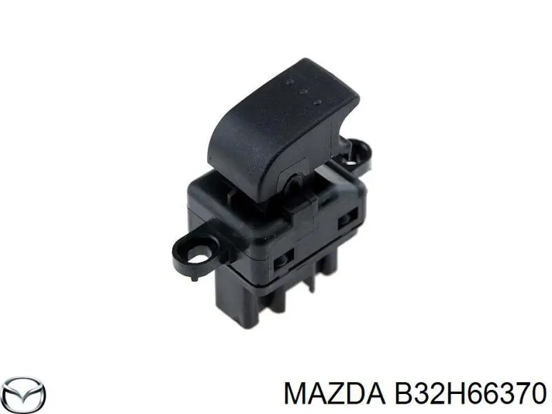 Кнопка включения мотора стеклоподъемника передняя правая на Mazda 3 BK14