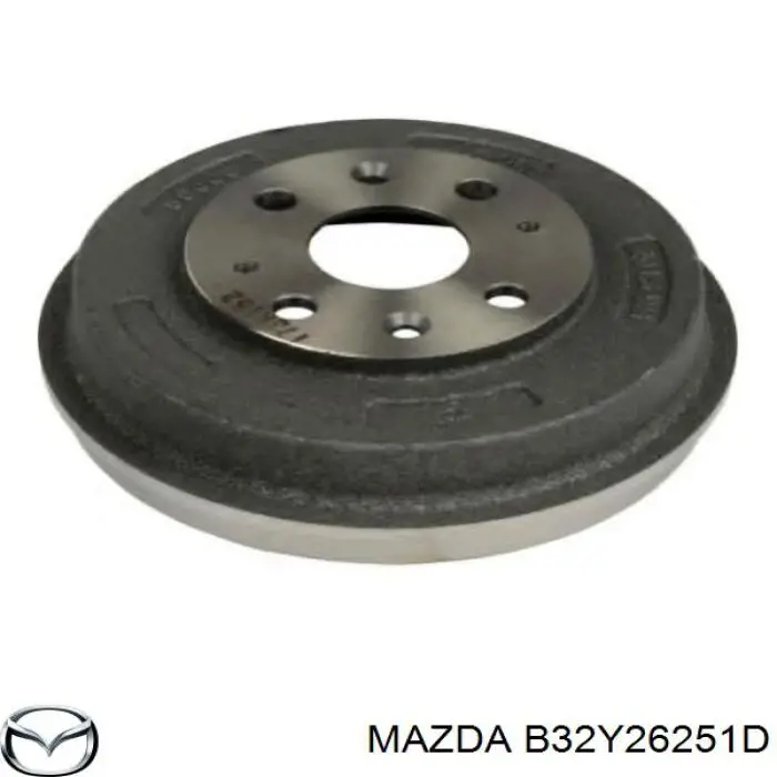 Барабан тормозной задний Mazda B32Y26251D цена, от 570.82 USD