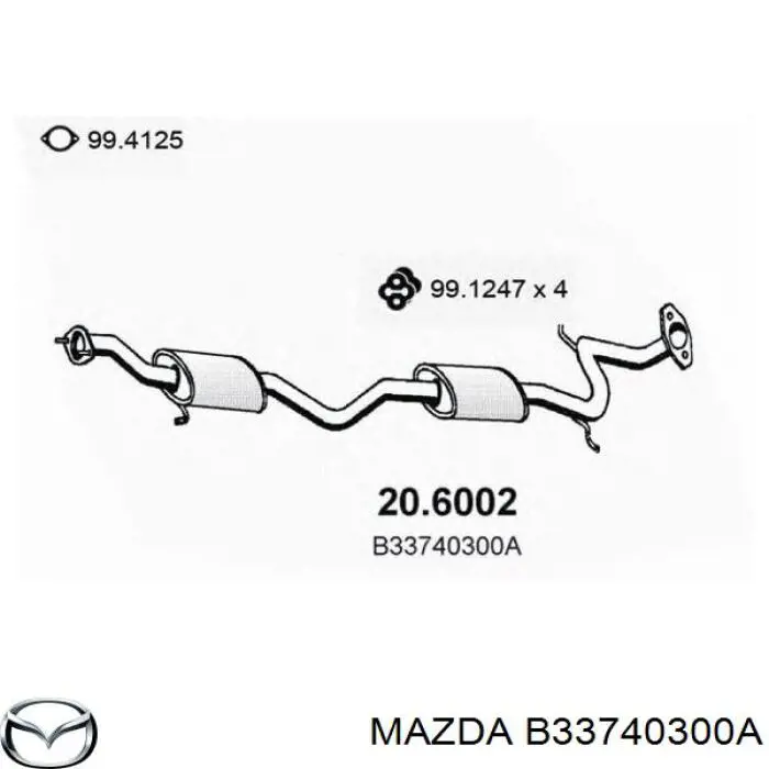  B33740300A Mazda