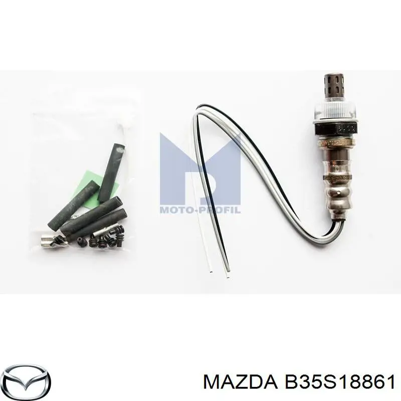 B35S18861 Mazda sonda lambda, sensor de oxigênio até o catalisador