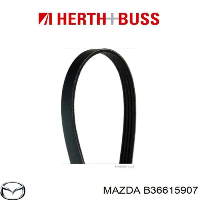 Ремень кондиционера Mazda B36615907