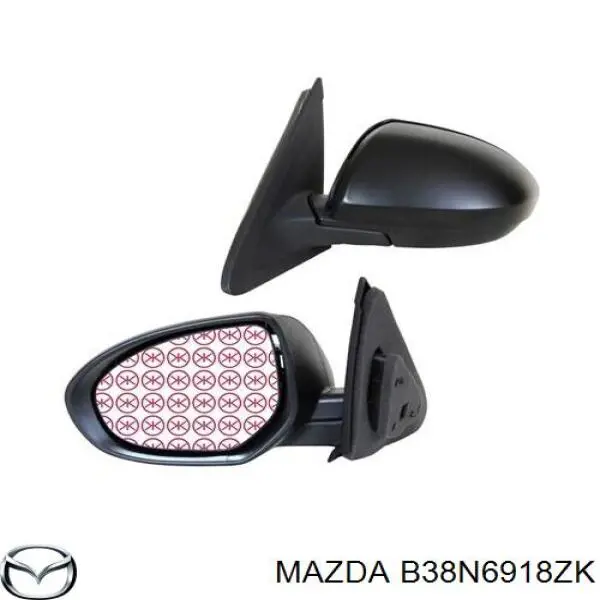 B38N6918ZK Mazda Левое боковое зеркало