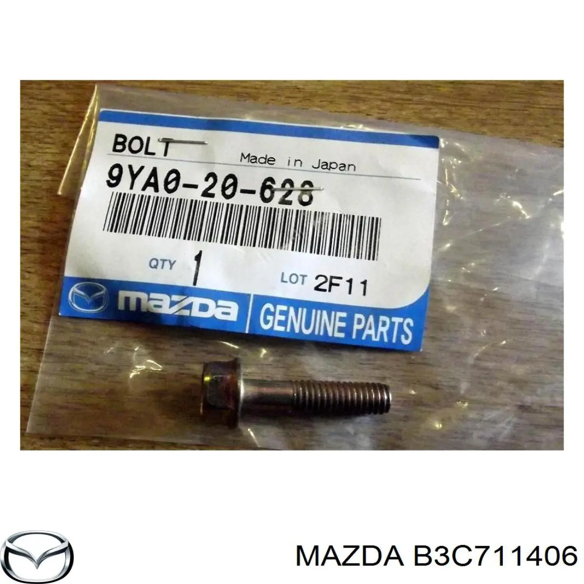 Купить B3C711406 Mazda Болт шкива коленвала