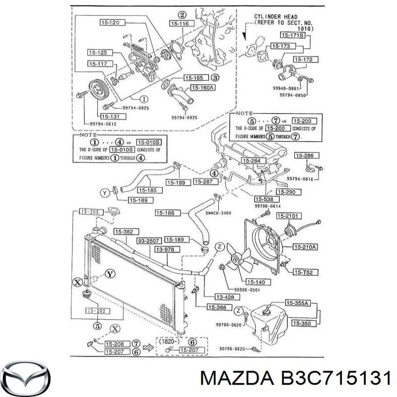 Купить B3C715131 Mazda 