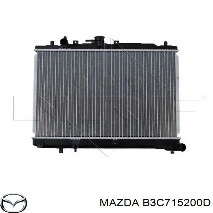 Радиатор B3C715200D Mazda