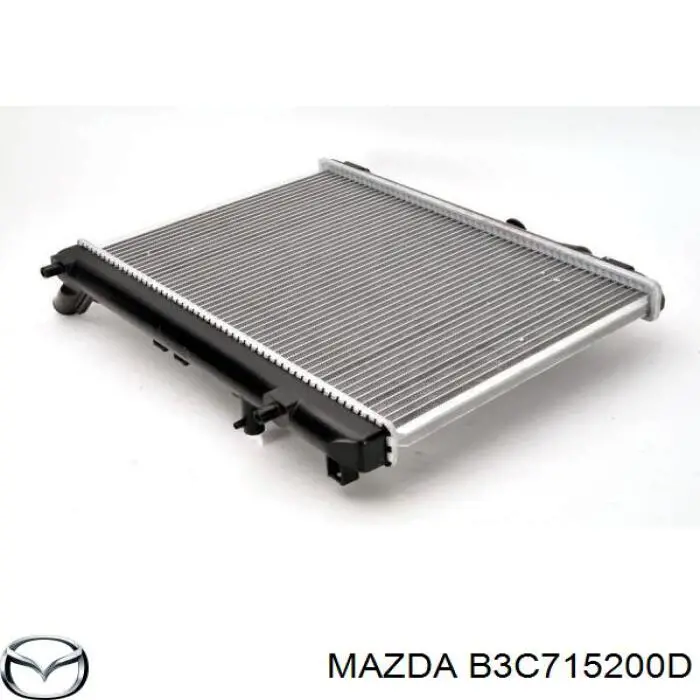 Радиатор охлаждения двигателя Mazda B3C715200D цена, от 76.48 USD