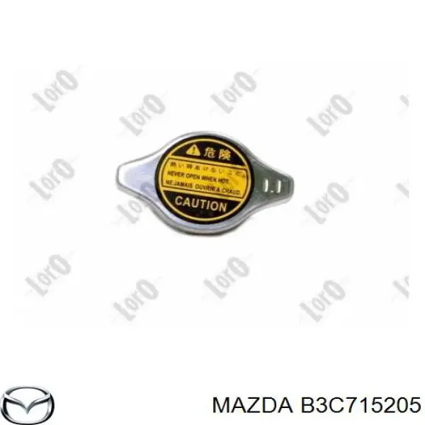 Крышка радиатора B3C715205 Mazda