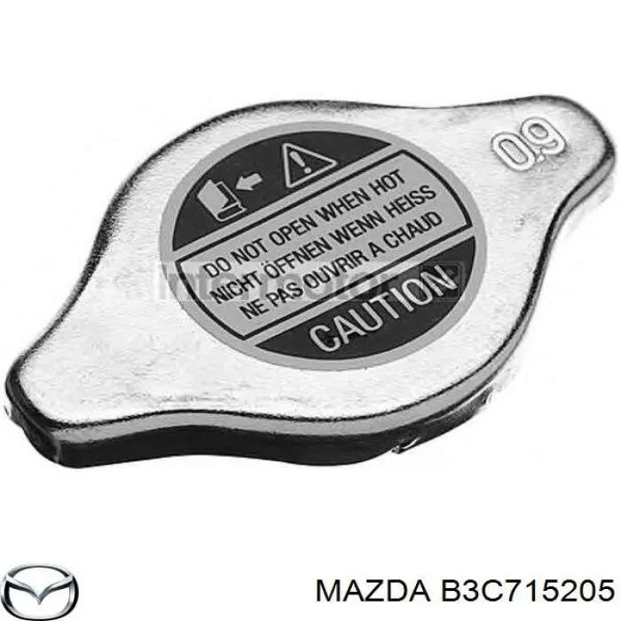 B3C715205 Mazda крышка (пробка радиатора)