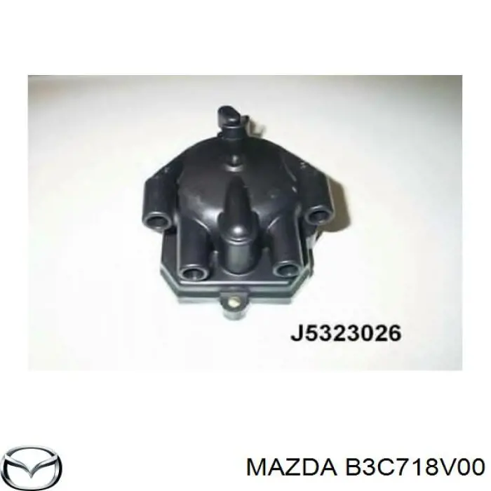 Крышка трамблера B3C718V00 Mazda