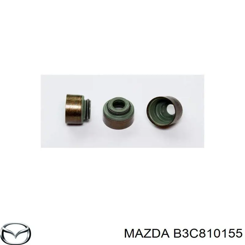 Anillo de junta, vástago de válvula de escape B3C810155 Mazda