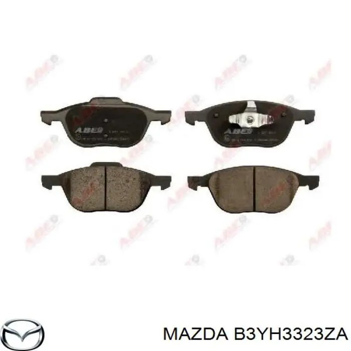 B3YH3323ZA Mazda колодки тормозные передние дисковые