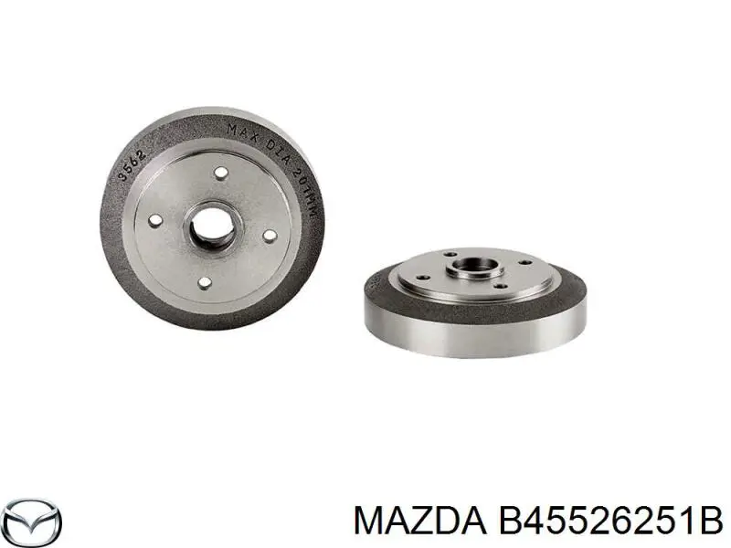 Барабан тормозной задний Mazda B45526251B цена, от 25.47 USD