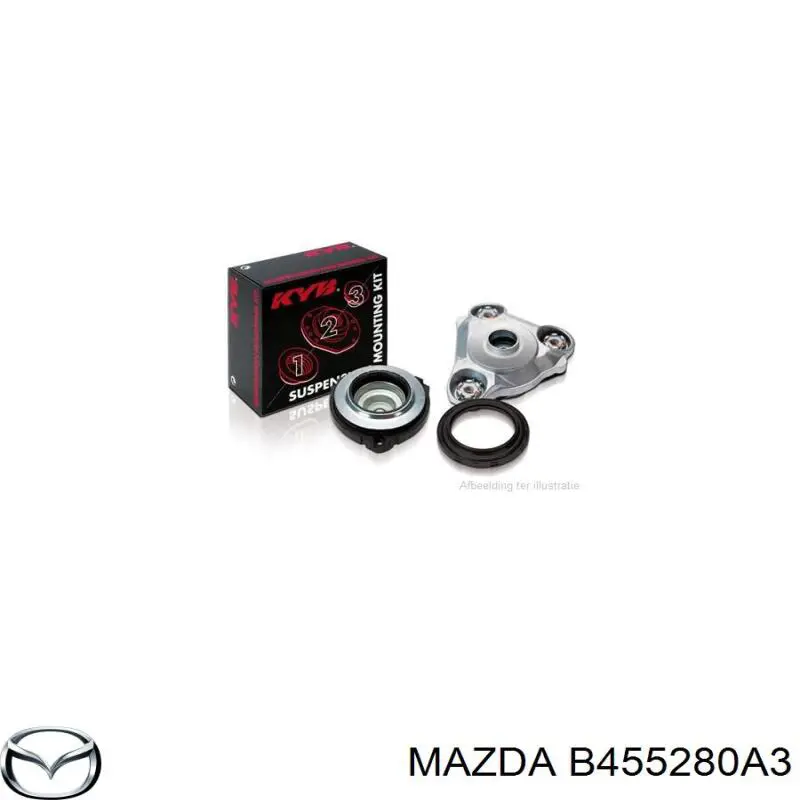 Опора амортизатора заднего Mazda B455280A3