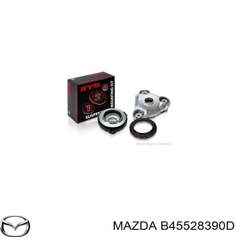 Опора амортизатора заднего B45528390D Mazda