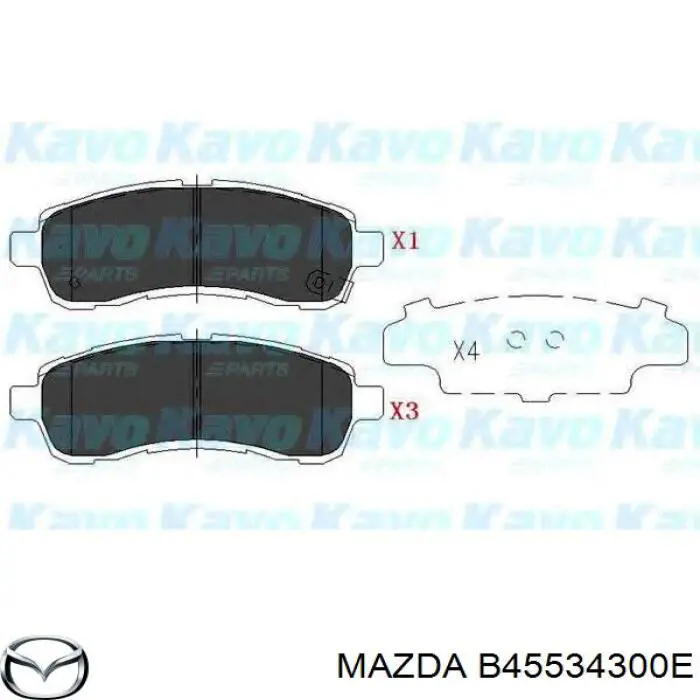 BS304R Japan Parts Рычаг передней подвески нижний, правый