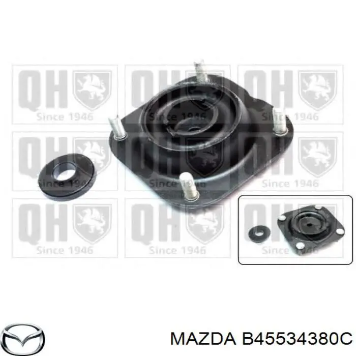 Купить B45534380C Mazda Опора переднего амортизатора