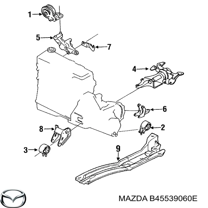 Подушка двигателя Mazda B45539060C цена, от 11.28 USD