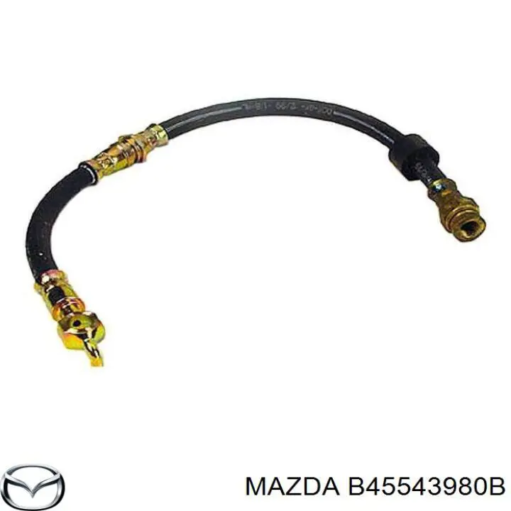 B45543980B Mazda Гибкая тормозная трубка передняя