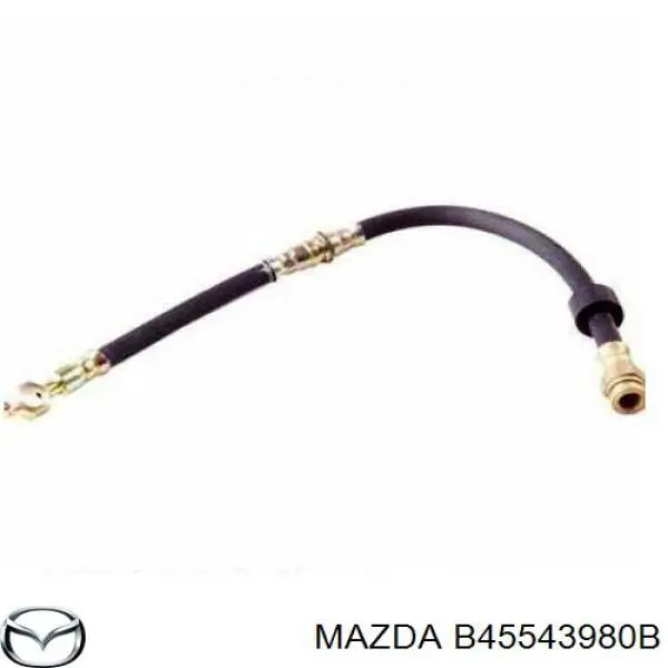 Купить B45543980B Mazda Шланг тормозной передний