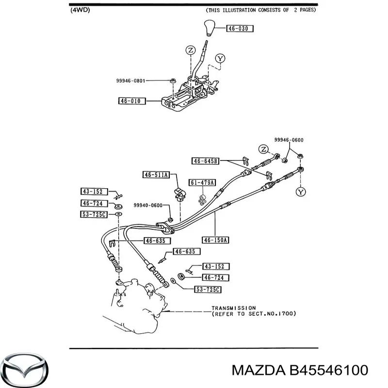  B45546100 Mazda