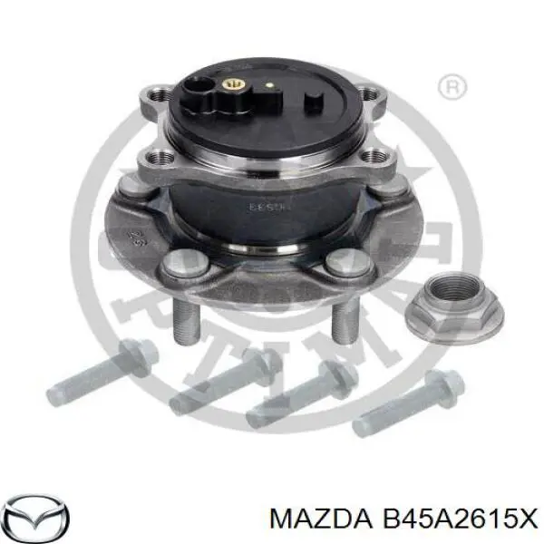 B45A2615X Mazda ступица задняя