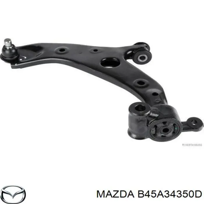 Рычаг передней подвески нижний левый B45A34350D Mazda