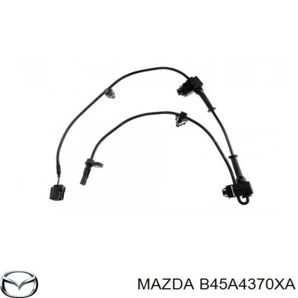 B45A4370XA Mazda sensor dianteiro de abs