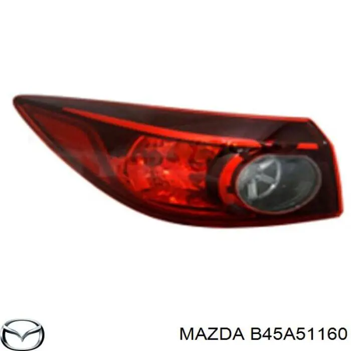 Задняя левая внешняя фара Mazda B45A51160 цена, от 55.16 USD