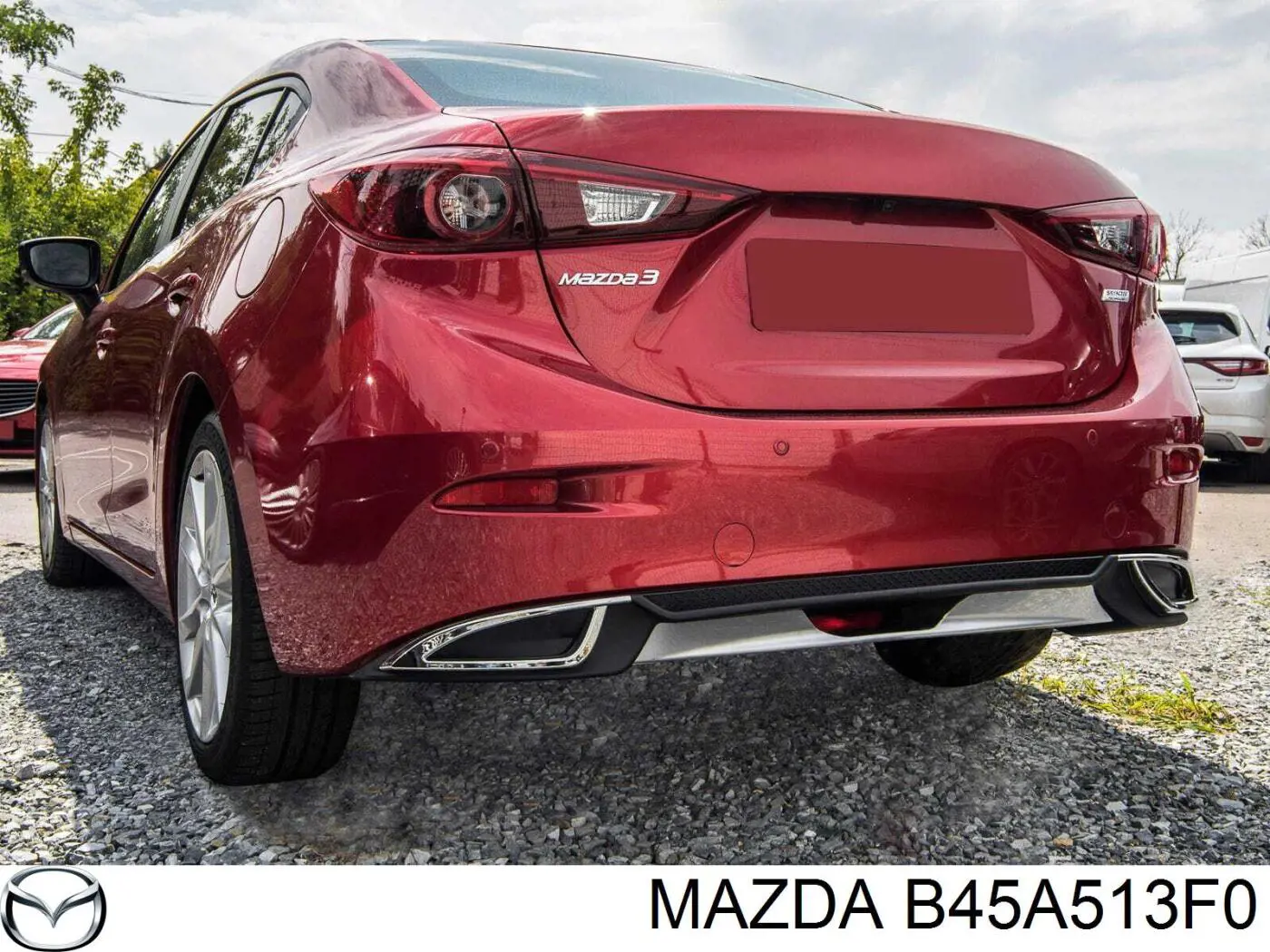 Фонарь задний правый, внутренний Mazda B45A513F0 цена, от 51.92 USD