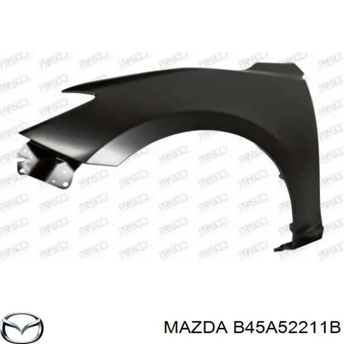 Pára-lama dianteiro esquerdo Mazda B45A52211B preço, a partir de 169,10 USD