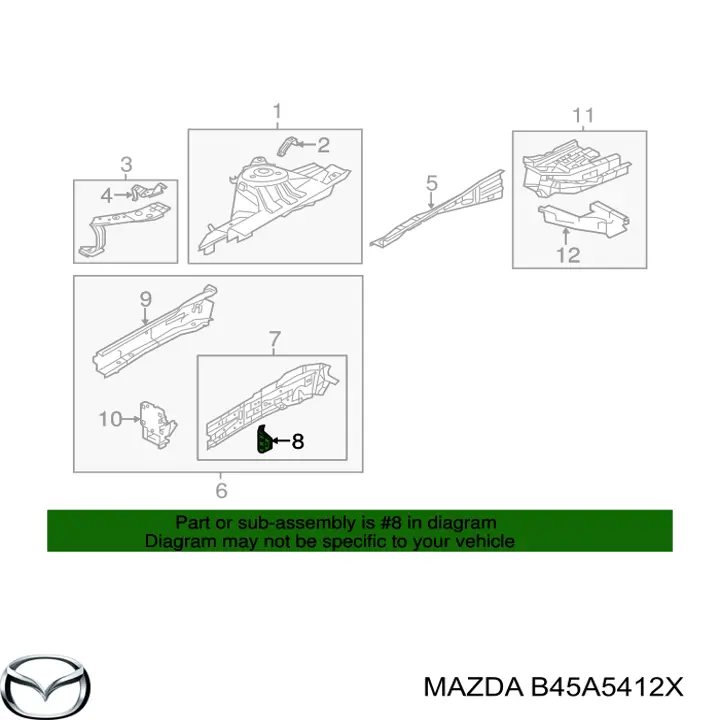  B45A5412X Mazda