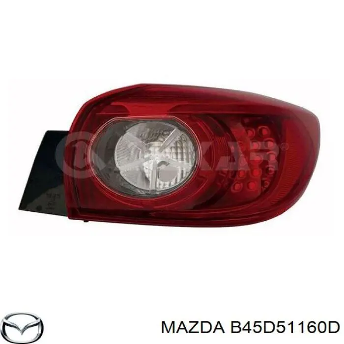 B45D51160D Mazda Задний левый стоп