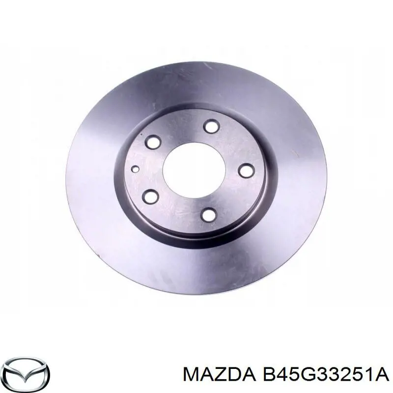 Disco do freio dianteiro Mazda B45G33251A