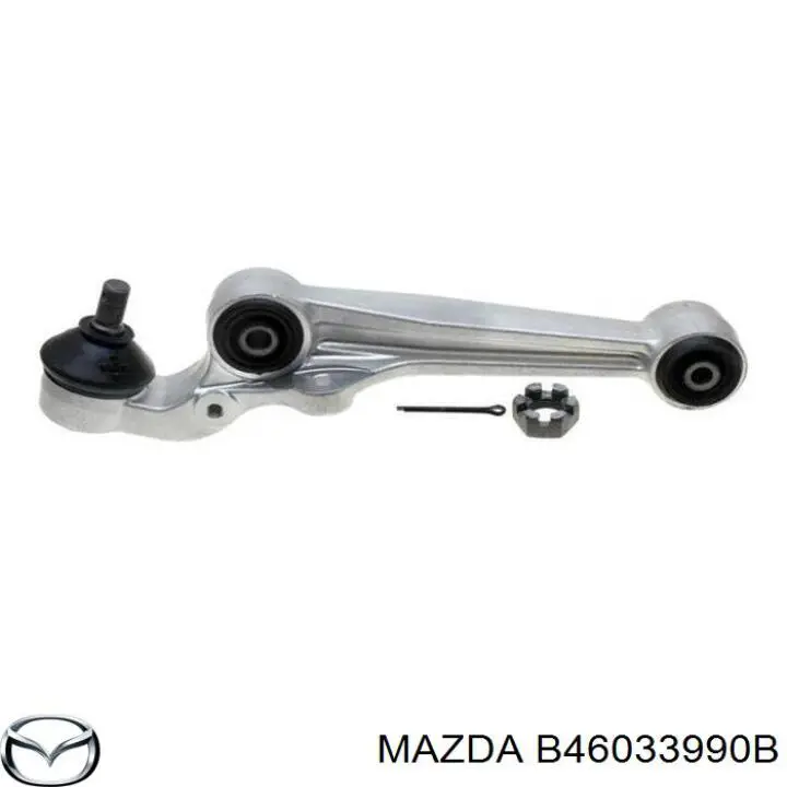 Суппорт тормозной передний левый B46033990B Mazda