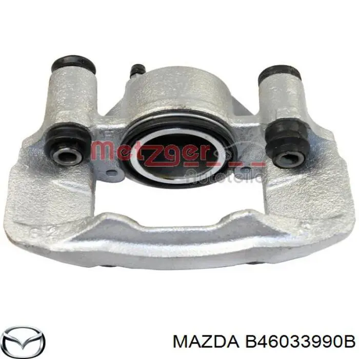 Купить B46033990B Mazda Суппорт тормозной передний левый