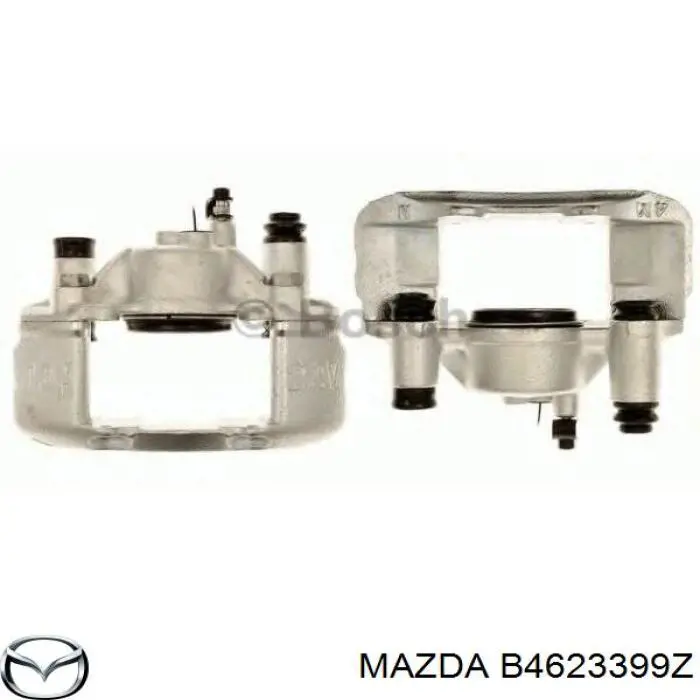Купить B4623399Z Mazda Суппорт тормозной передний левый