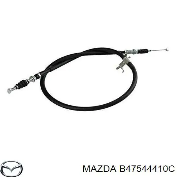 Задний правый трос ручника B47544410C Mazda