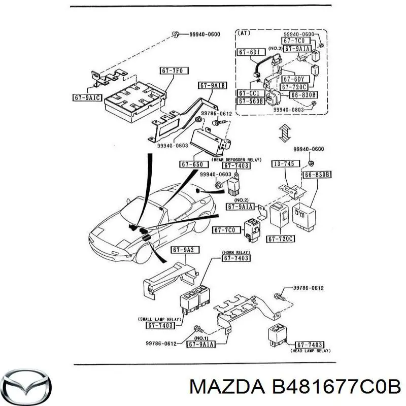 B481677C0B Mazda - купить недорого в Украине