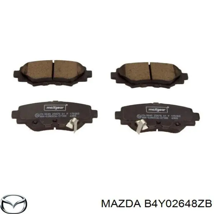 Купить B4Y02648ZB Mazda Колодки тормозные задние, дисковые